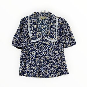 INDIGO ROSE Woman's Floral Top Size XL